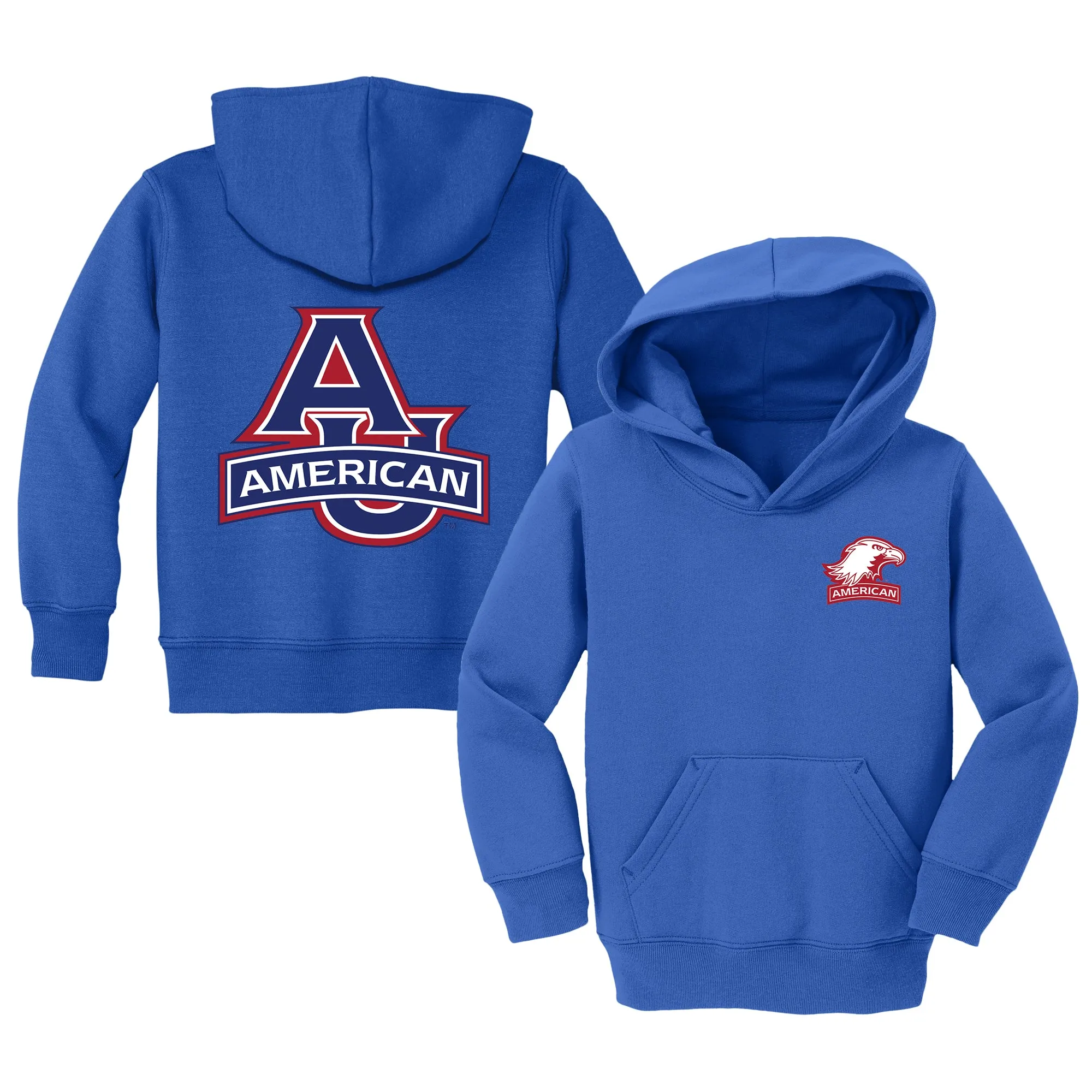 American University Eagles Logo Toddler Pullover Sweatshirt