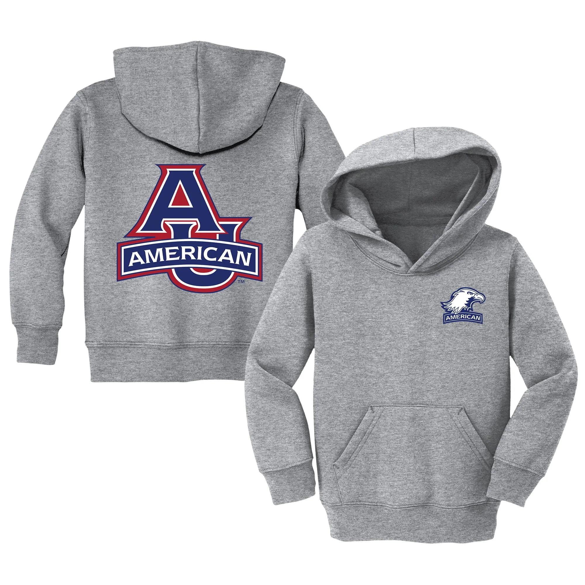 American University Eagles Logo Toddler Pullover Sweatshirt