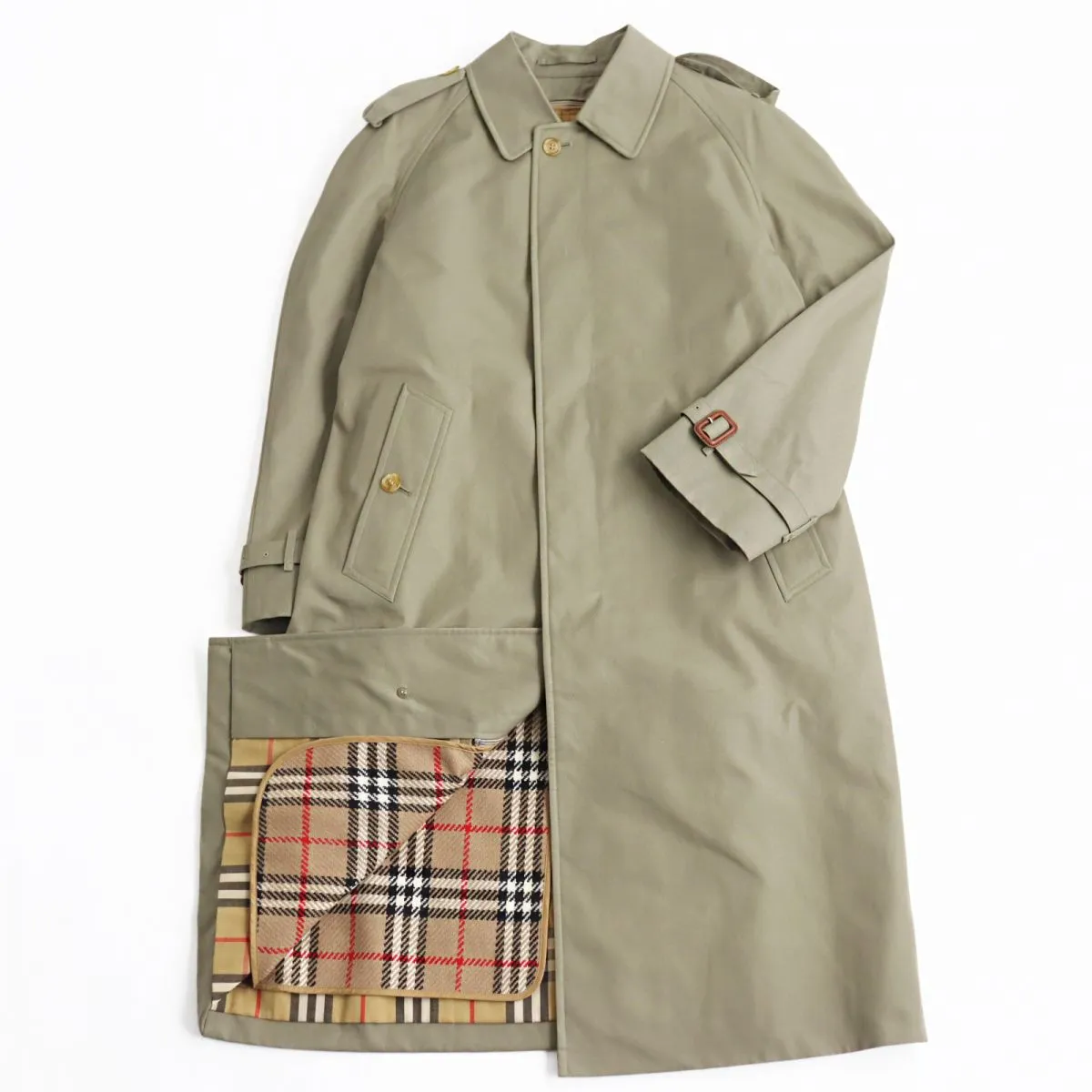 Burberry Vintage Wool Trench Coat Men's