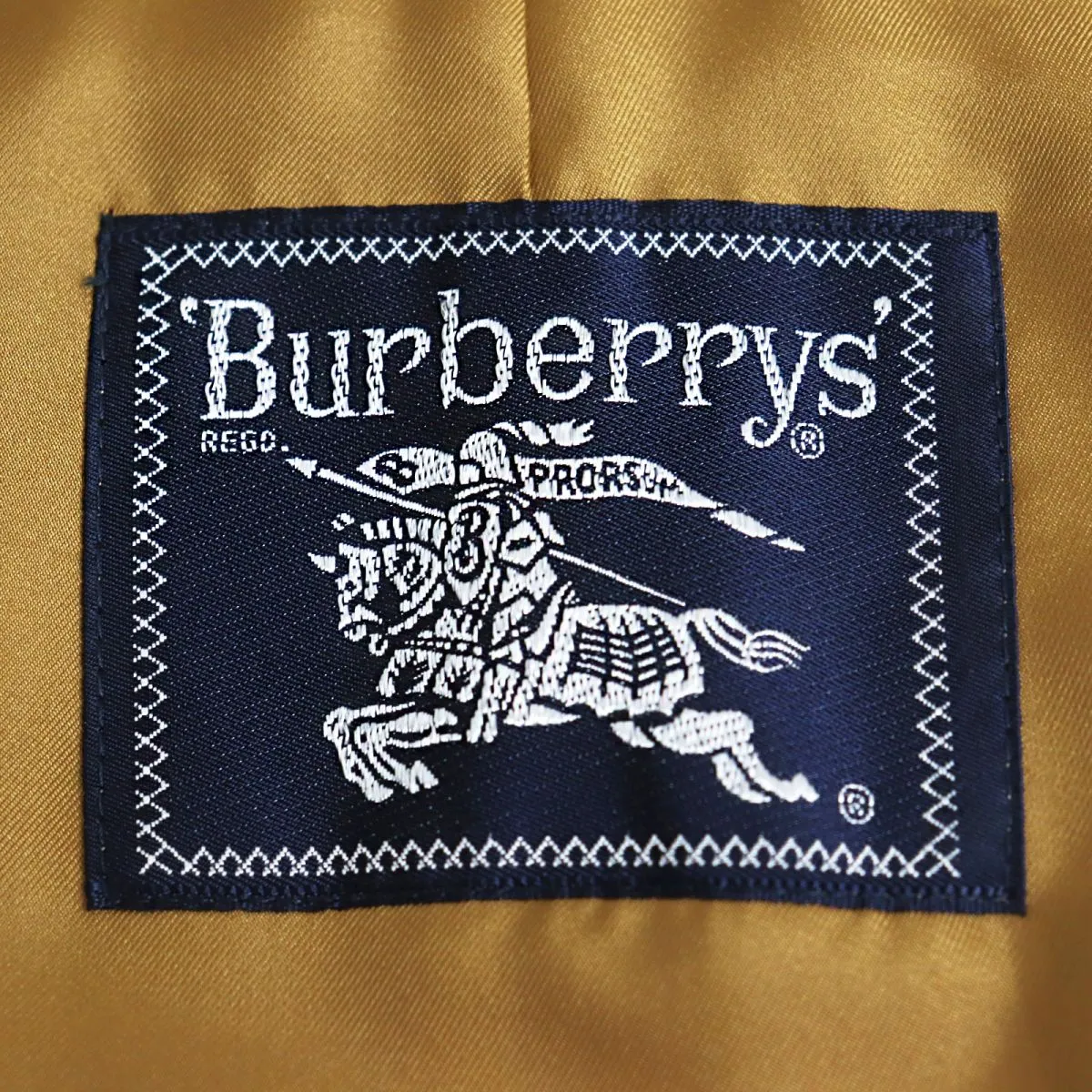 Burberry Vintage Wool Trench Coat Men's