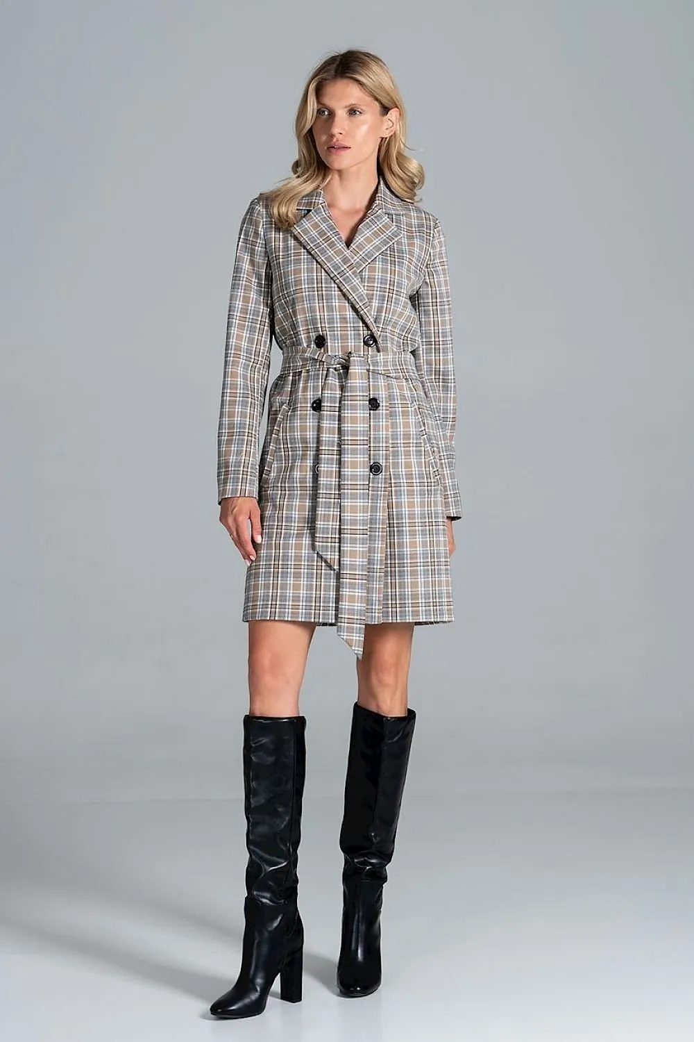 Chic Belted Autumn Trench Coat