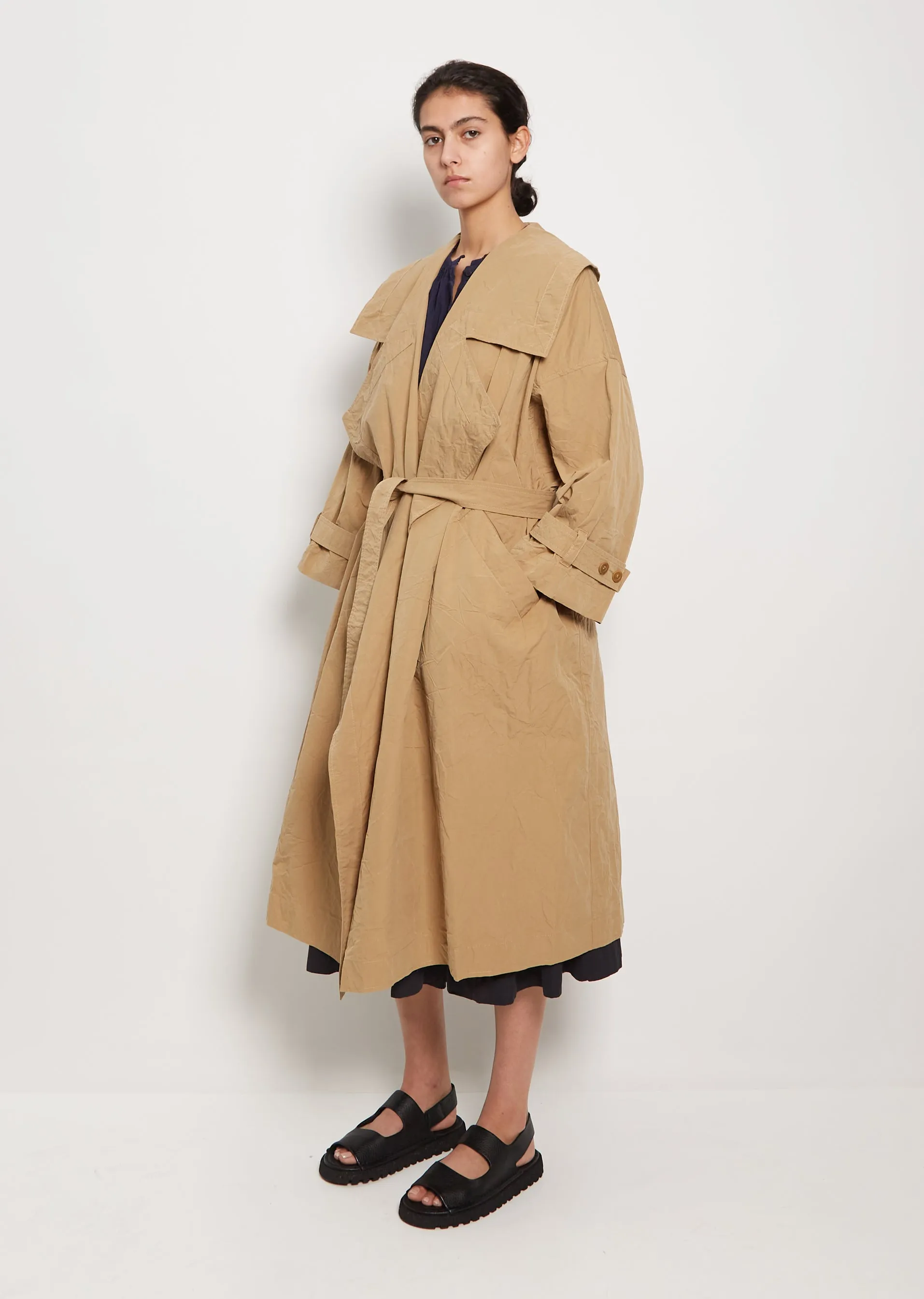 Cotton Card Cubica Coat