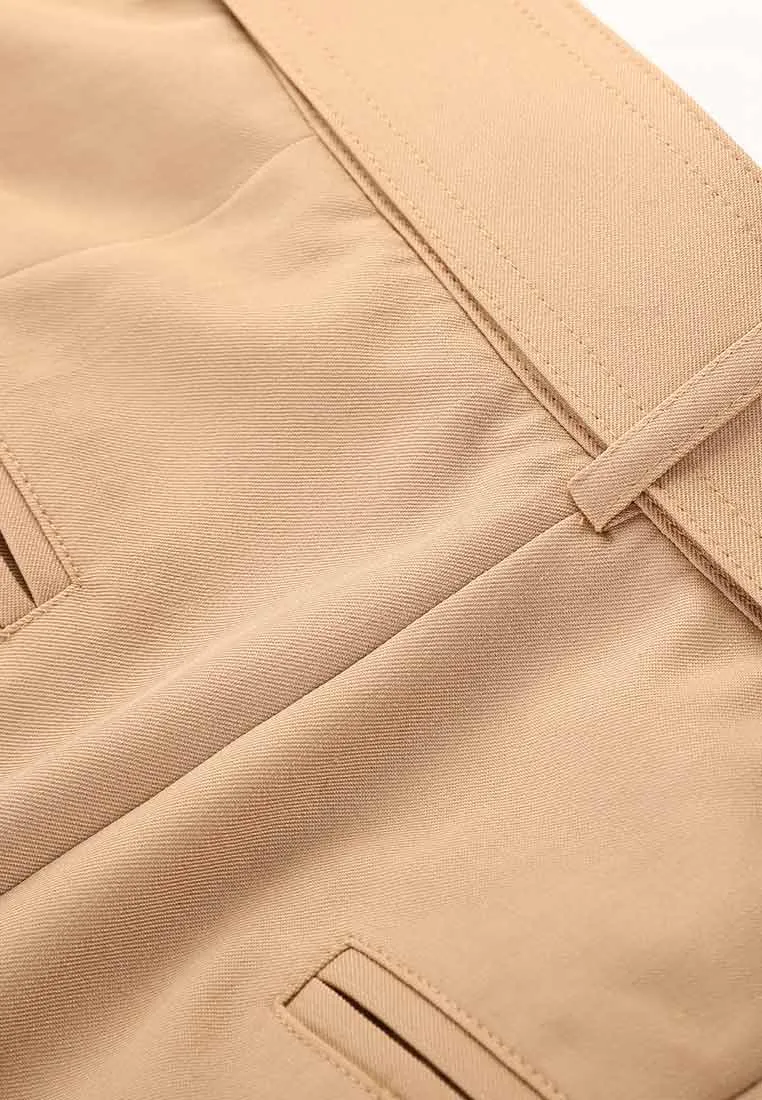 DARK BEIGE TROUSERS