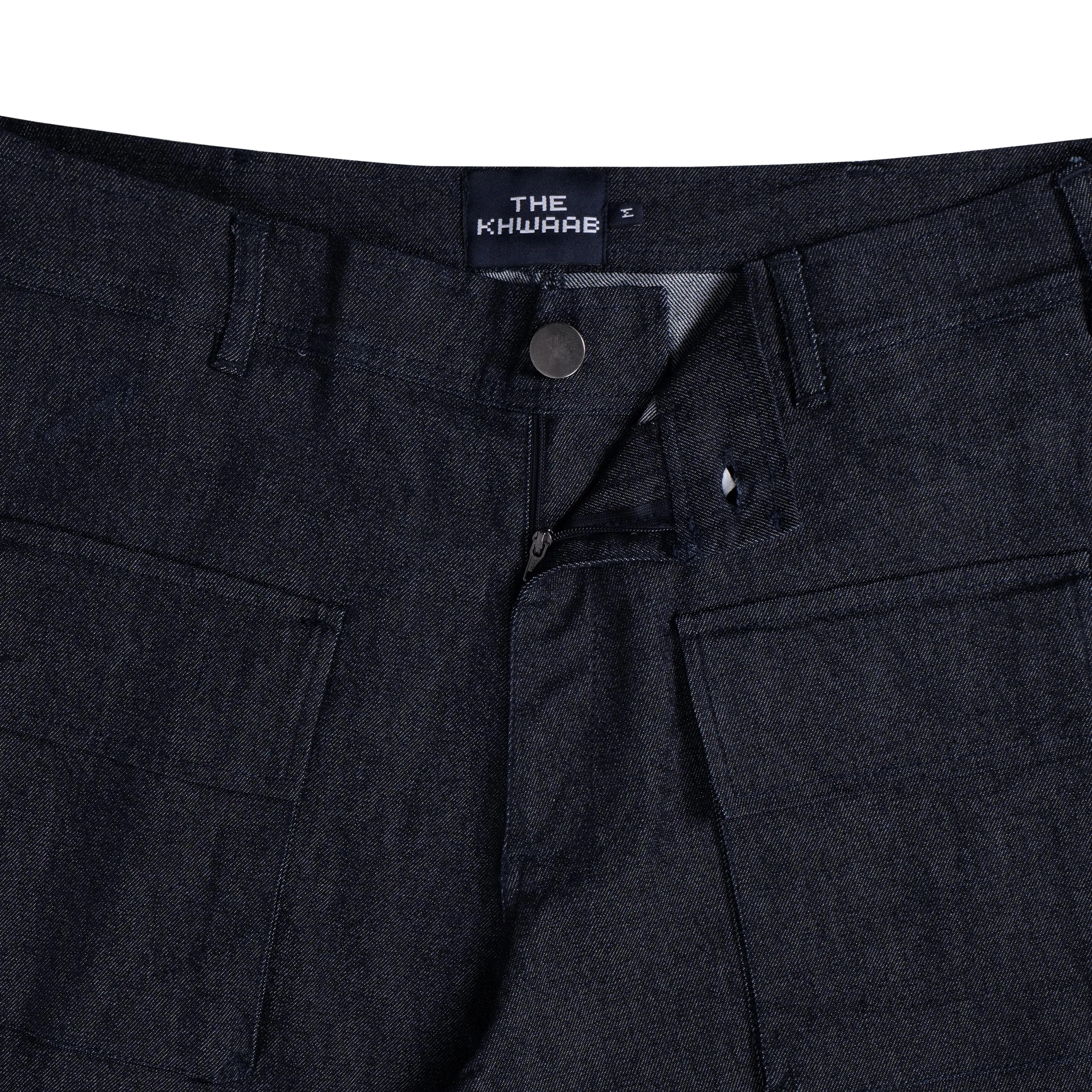 Denim Utility Pants