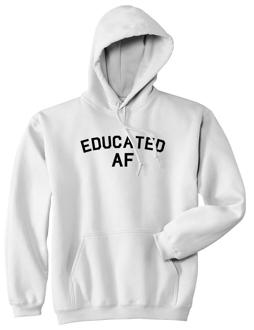 Educated AF Funny Graduation Mens Pullover Hoodie