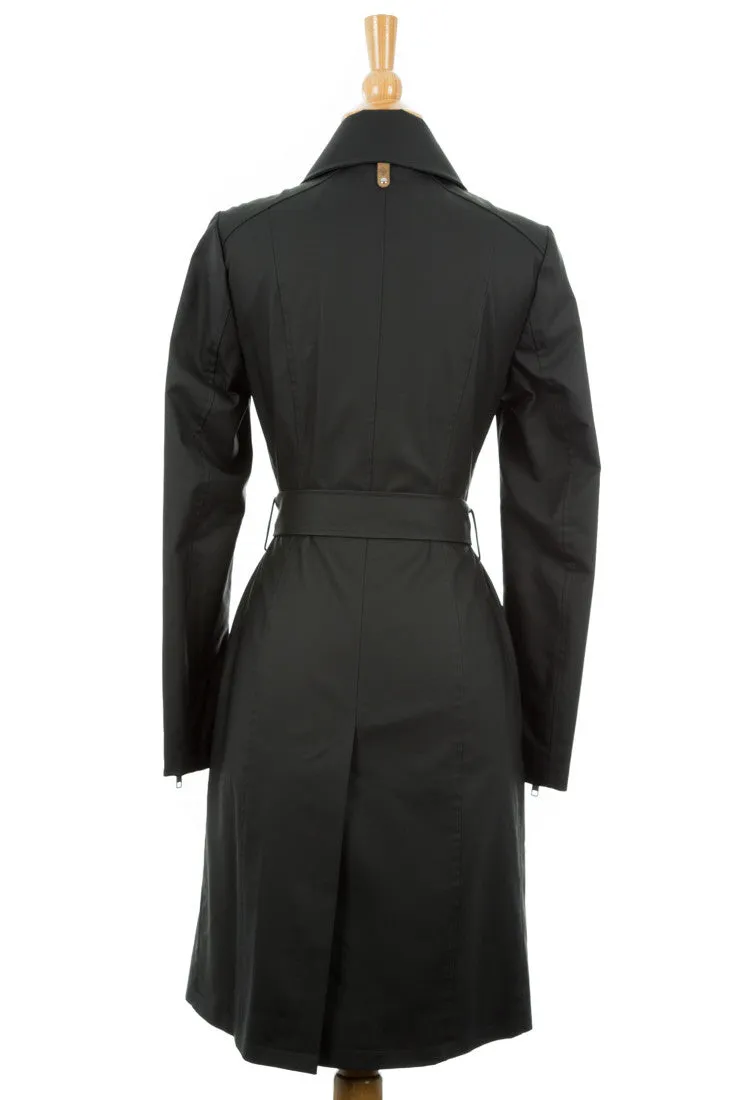 Eugenia Asymmetrical Trench Coat