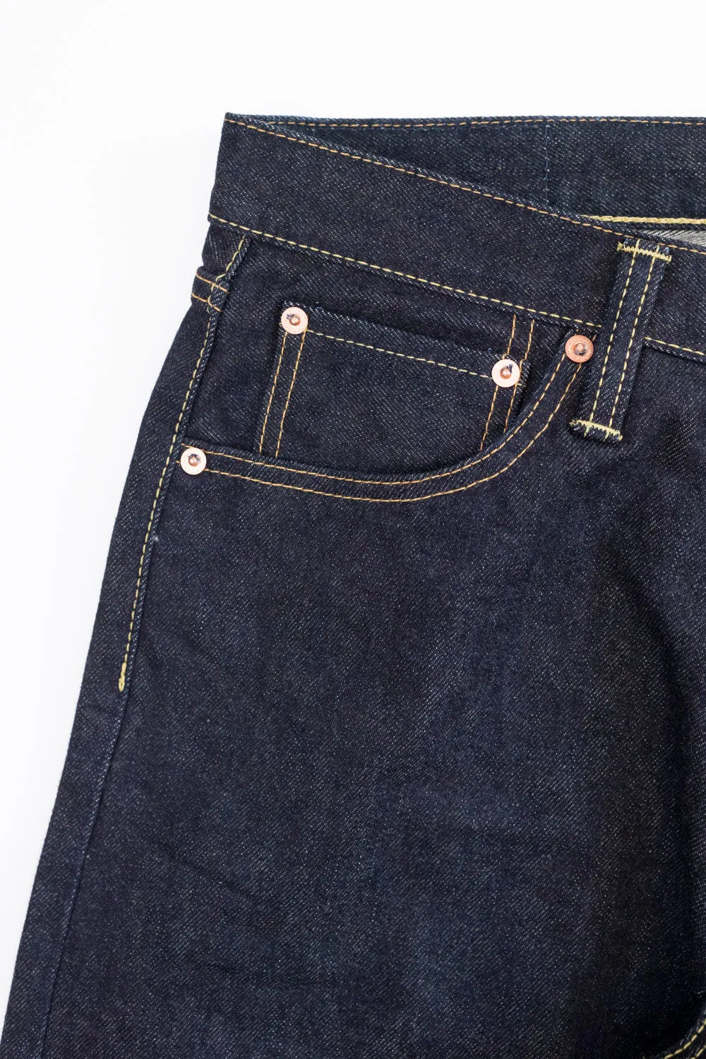 IH-634S-142 - 14oz Selvedge Denim Straight Cut Jeans - Indigo