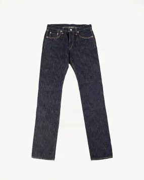 IH-777S-SLB - 16oz Slubby Selvedge Denim Slim Tapered Cut Jeans - Indigo