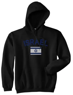 Israel With Israeli Flag Star Mens Pullover Hoodie