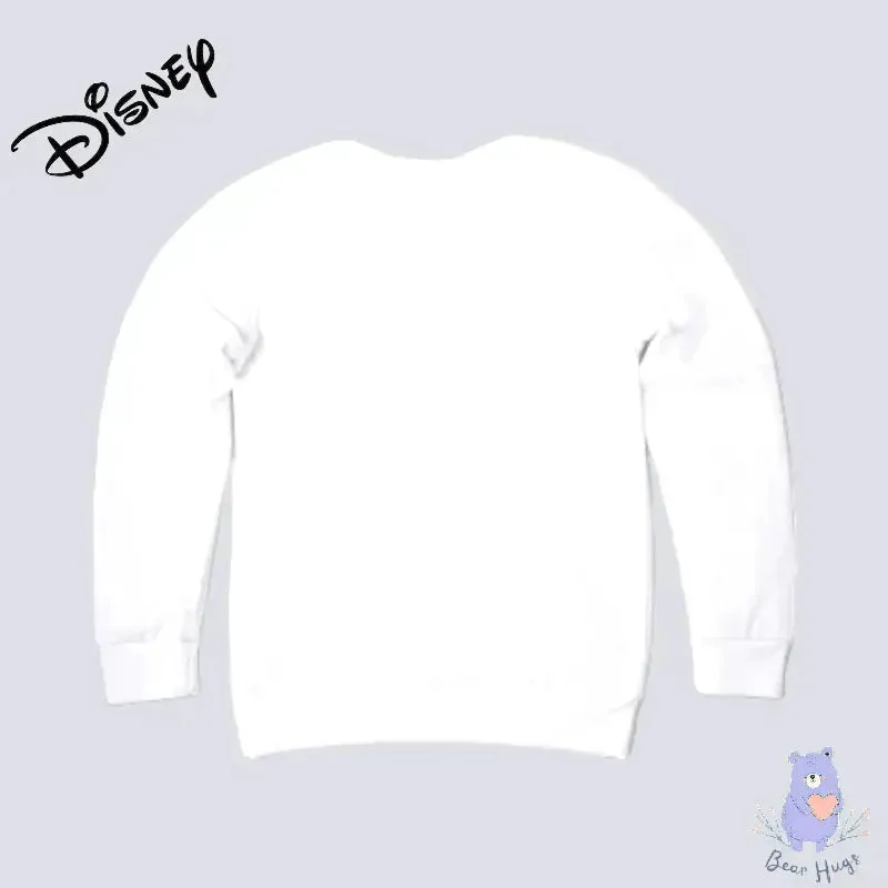 Kids Minnie Mouse Print Crew-Neck Sweatshirt