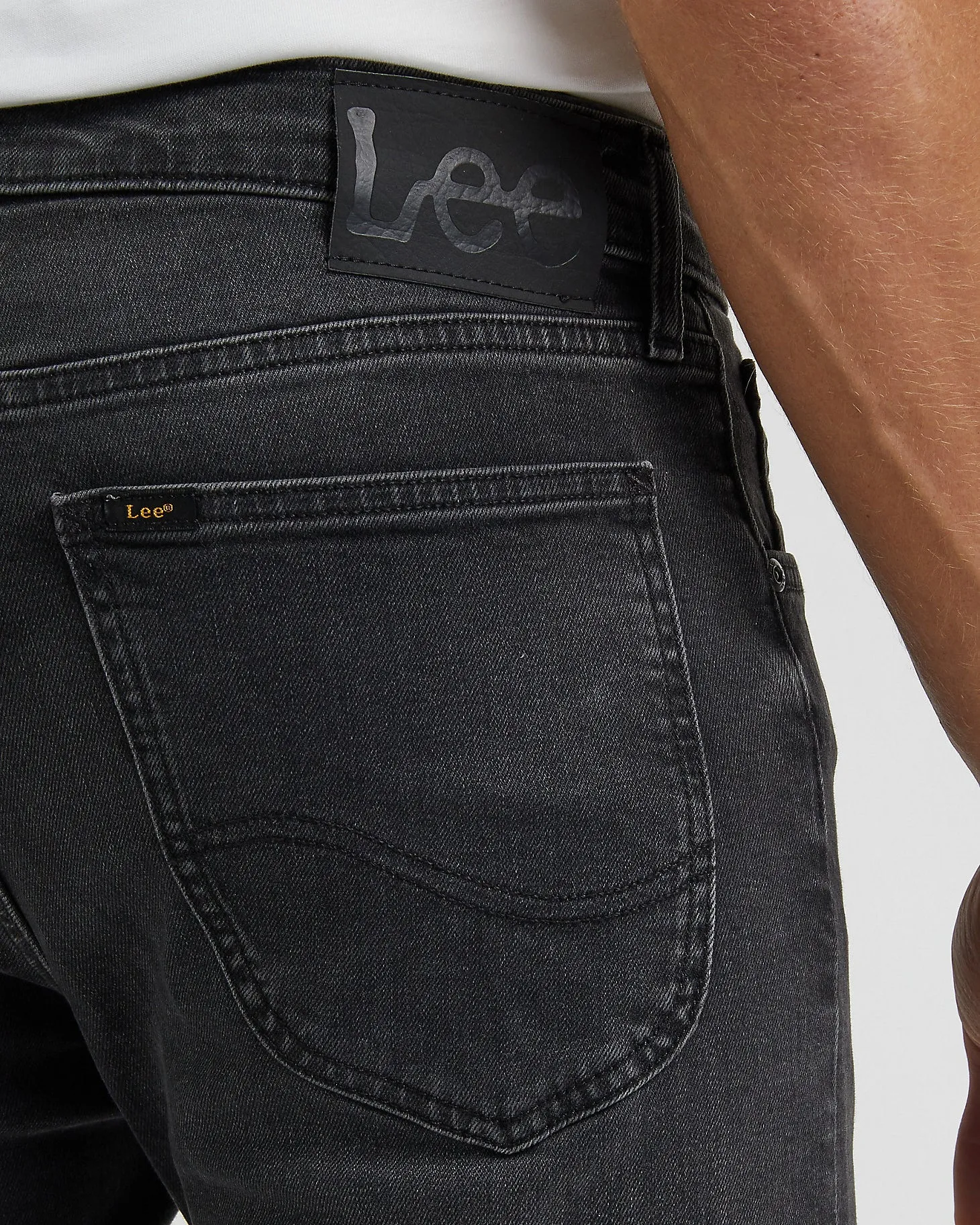 Lee Luke Slim Tapered Mens Jeans - Asphalt Rocker