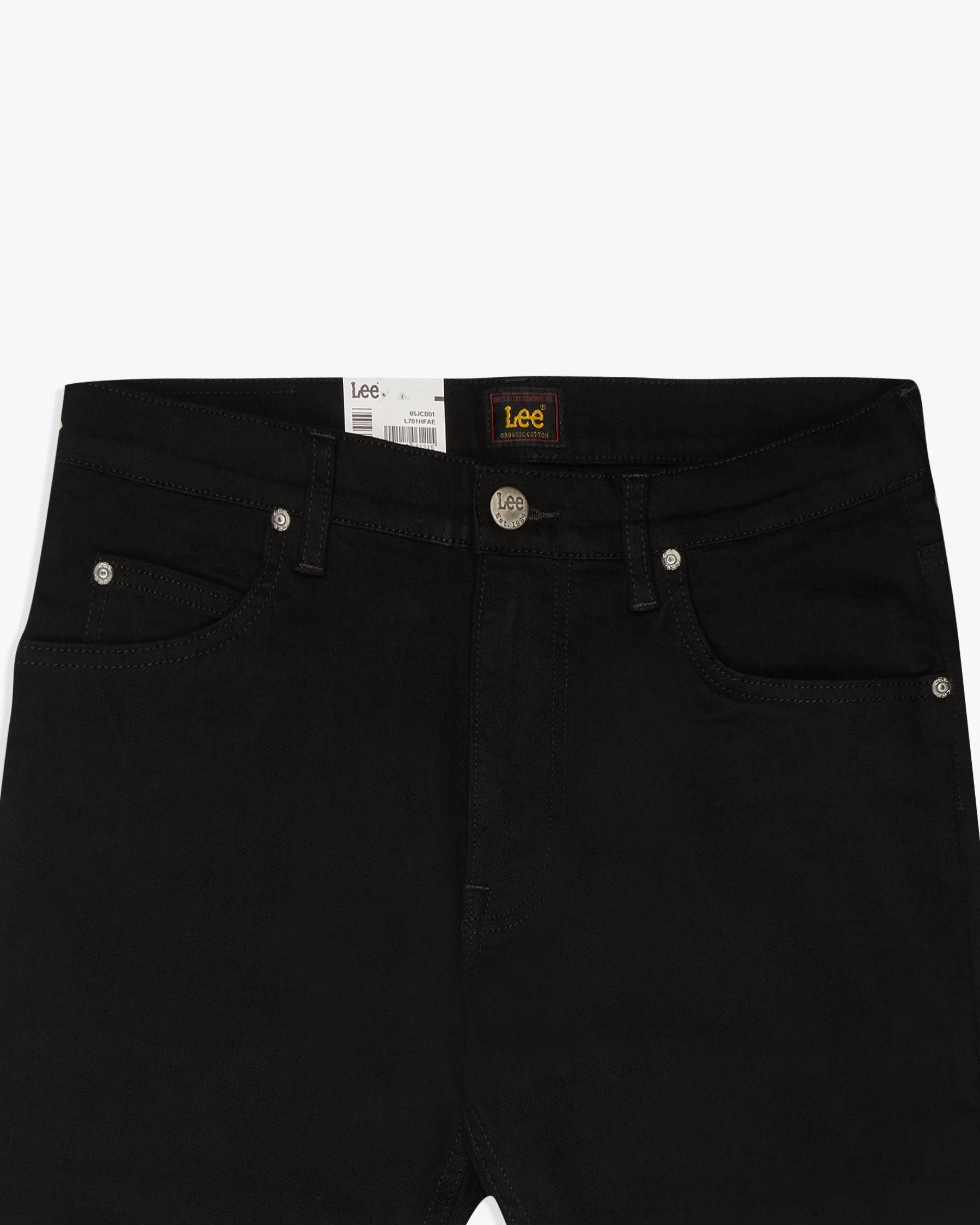 Lee Rider Slim Fit Mens Jeans - Clean Black