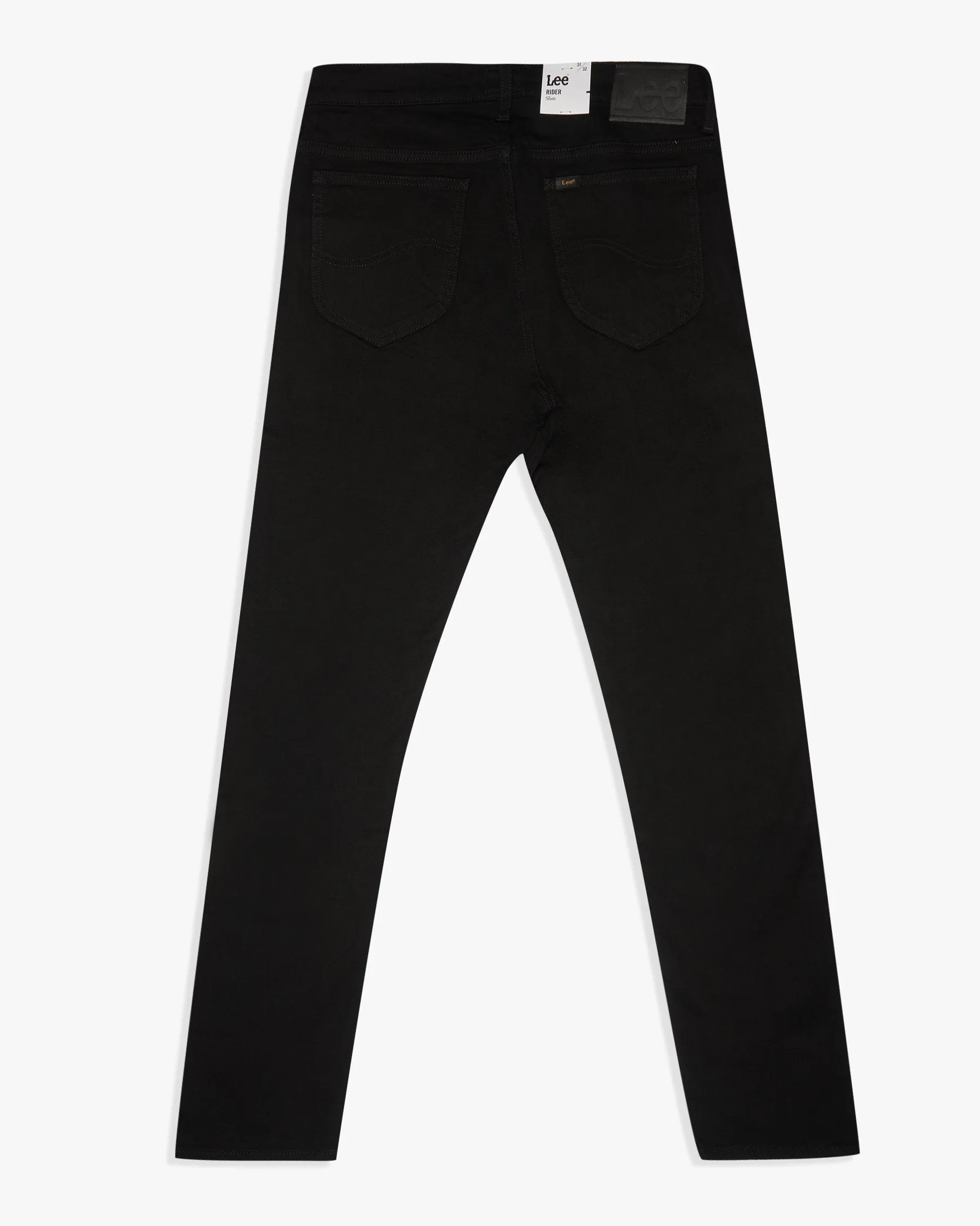 Lee Rider Slim Fit Mens Jeans - Clean Black