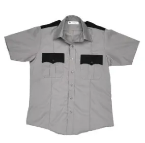 Liberty Uniform 747M Men's Short Sleeve Poplin Two-Tone Police Shirt