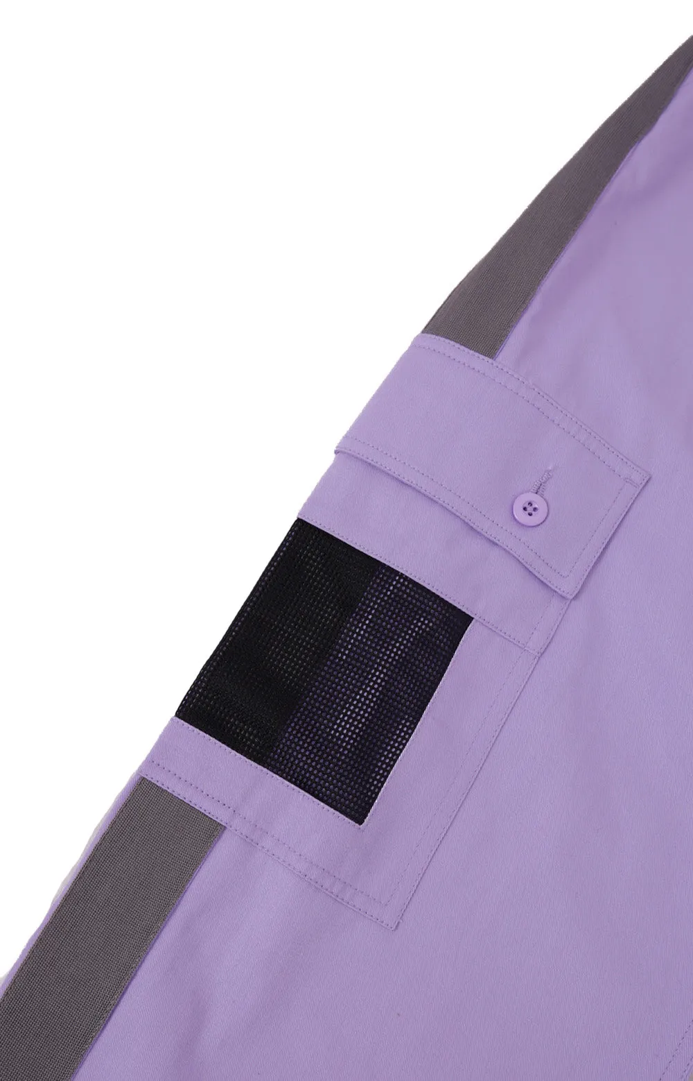 Lilac Striped Utility Trousers