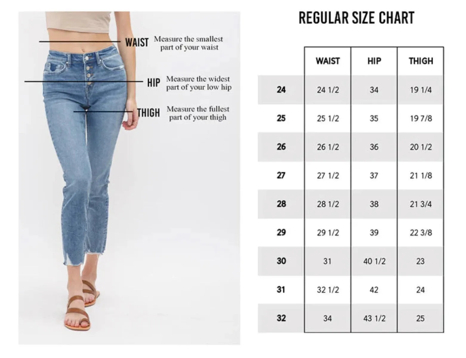 Mica Denim - High Rise Straight Crop - MDP-T3014M