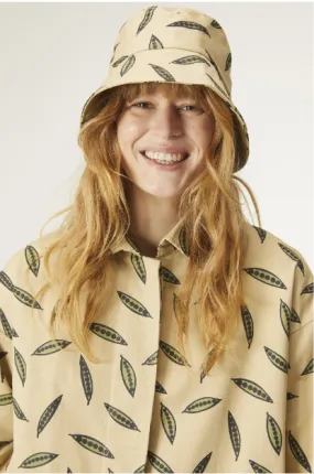 Pea Print Bucket Hat