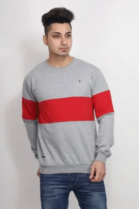 Polycotton Round Neck Sweatshirt For Men