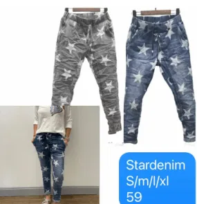 Star Denim Pants