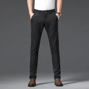 West Louis™ Stripe Formal Business Office Trousers