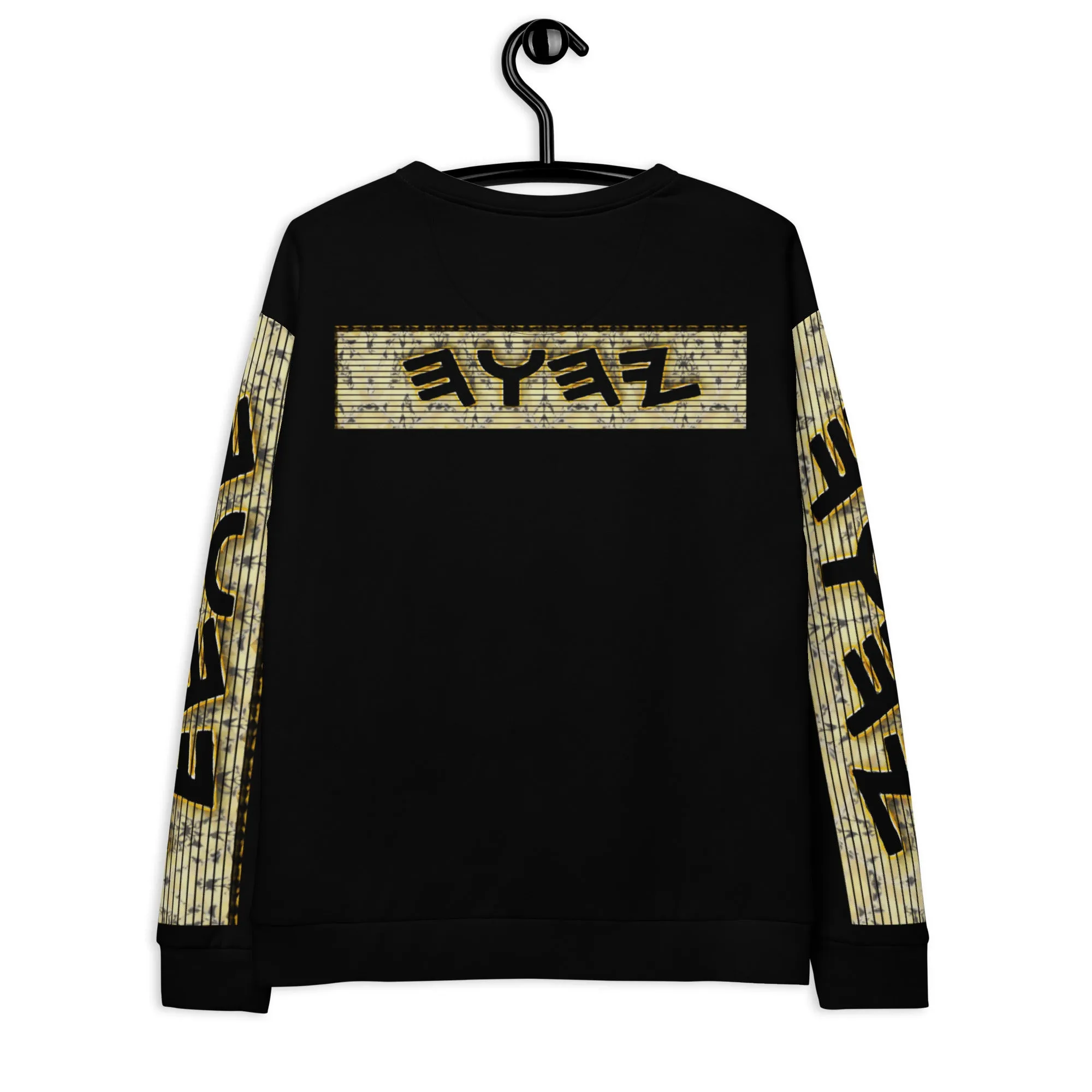 Yahuah Logo 03 - Black Designer Unisex Sweatshirt